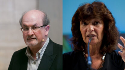 Salman Rushdie and Lisa Appignanesi